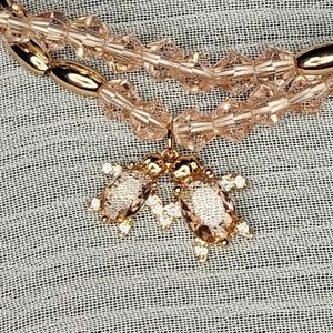 🍒 Pink Double Turtle Adjustable Bracelet